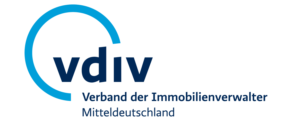 Logo von Verband der Immobilienverwalter in Blau